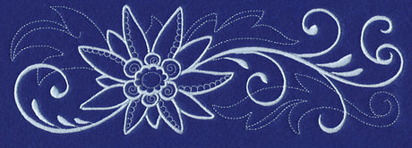 Snowy Edelweiss Border Filigree