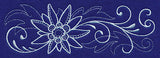 Snowy Edelweiss Border Filigree
