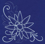 Snowy Edelweiss Corner Filigree