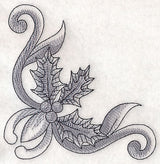 Classic Christmas Holly Corner