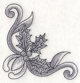 Classic Christmas Holly Corner