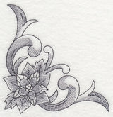 Classic Christmas Poinsettia Corner