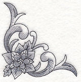 Classic Christmas Poinsettia Corner