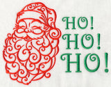 Santa Ho Ho Ho (Filigree)