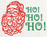 Santa Ho Ho Ho (Filigree)