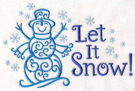 Let It Snowman (Filigree)