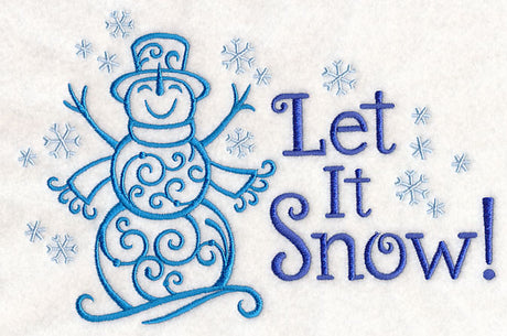 Let It Snowman (Filigree)