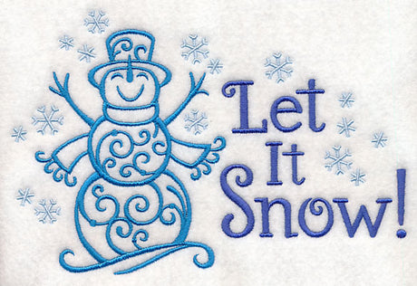 Let It Snowman (Filigree)
