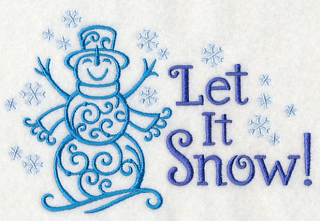 Let It Snowman (Filigree)