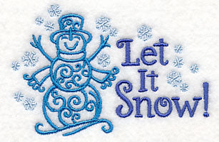 Let It Snowman (Filigree)