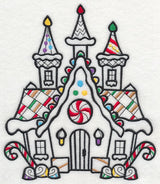 Gingerbread House 1 (Blackwork)