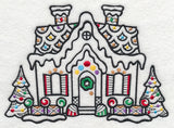 Gingerbread House 2 (Blackwork)