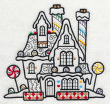 Gingerbread House 3 (Blackwork)