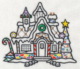 Gingerbread House 4 (Blackwork)