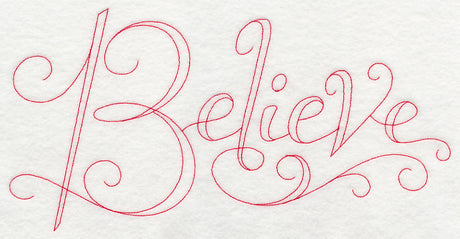 Believe (Redwork)