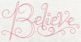 Believe (Redwork)