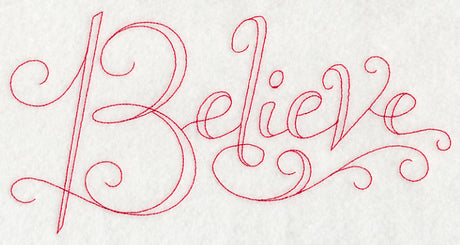 Believe (Redwork)