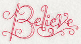 Believe (Redwork)