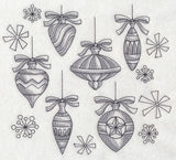 Classic Christmas Ornament Collage