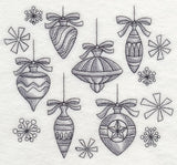 Classic Christmas Ornament Collage