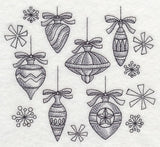 Classic Christmas Ornament Collage