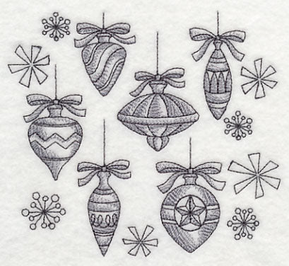 Classic Christmas Ornament Collage