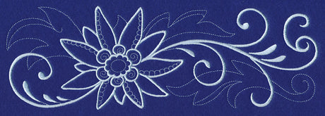 Snowy Edelweiss Border Filigree