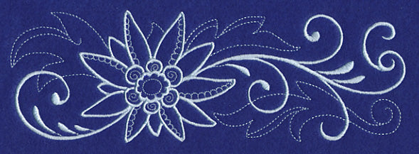 Snowy Edelweiss Border Filigree