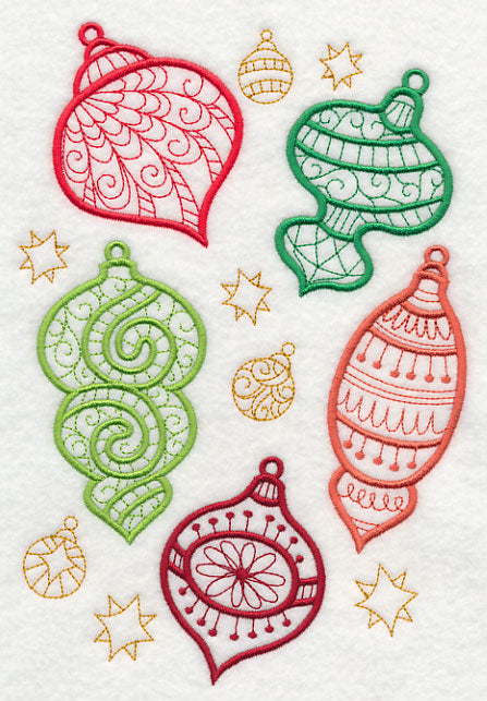 Delicate Ornaments Collage