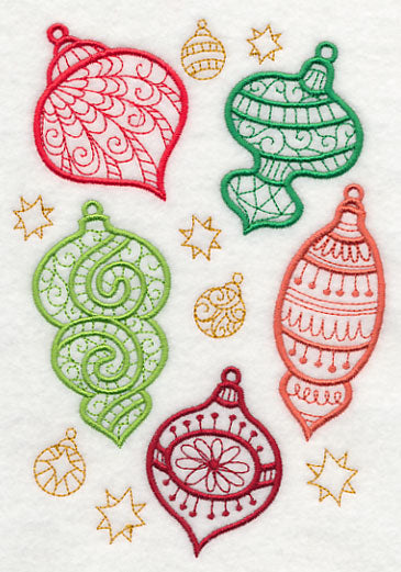 Delicate Ornaments Collage