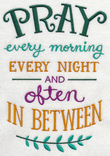 Pray Every Morning