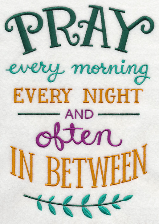 Pray Every Morning