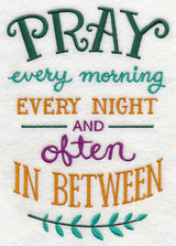 Pray Every Morning