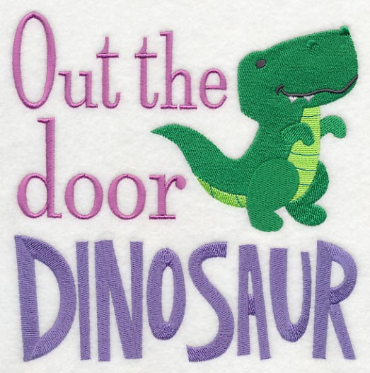 Out the Door Dinosaur