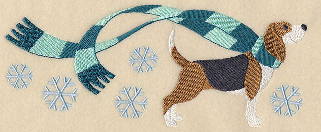 Wrapped Up In Winter Beagle
