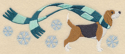 Wrapped Up In Winter Beagle