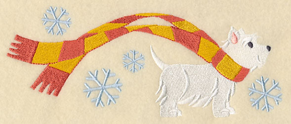 Wrapped Up In Winter West Highland Terrier