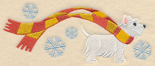 Wrapped Up In Winter West Highland Terrier