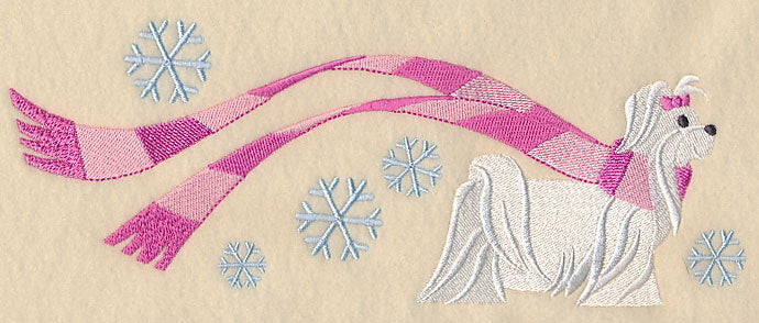 Wrapped Up In Winter Maltese