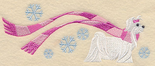 Wrapped Up In Winter Maltese