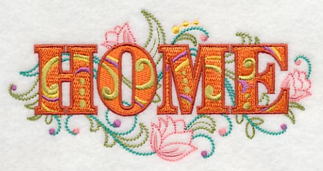 Home with Vintage Flower Fade