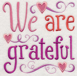 We Are Grateful