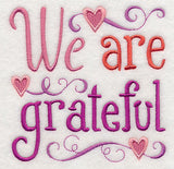 We Are Grateful
