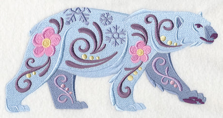 Flower Power Polar Bear