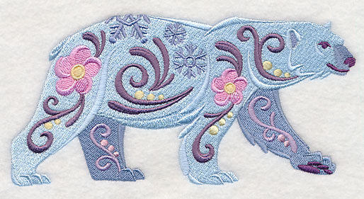 Flower Power Polar Bear