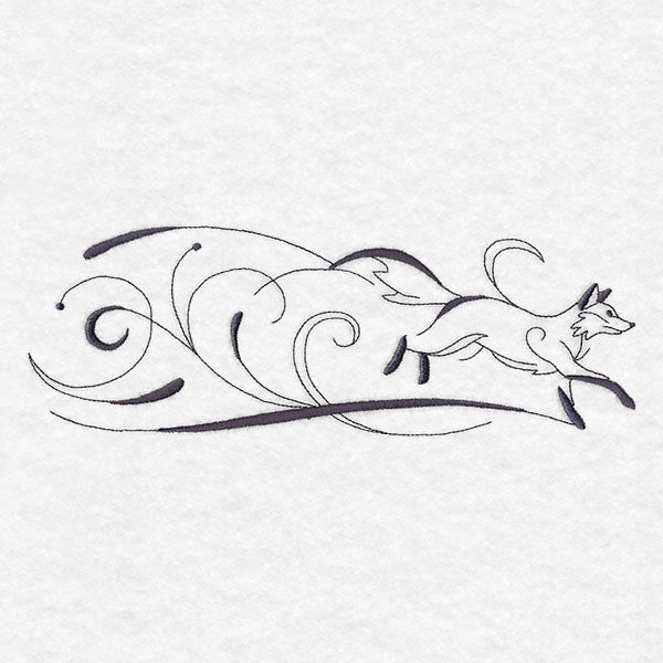 Inky Fox Border