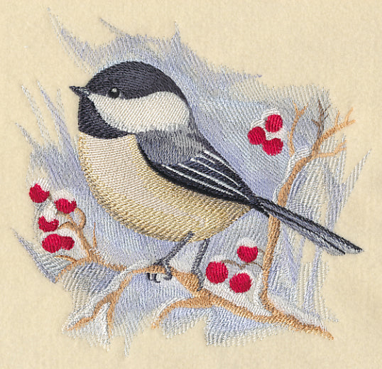 Chickadee in Watercolor