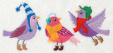 Fashion Birds in Winter Wear 1
