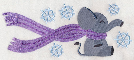 Wrapped Up In Winter Elephant