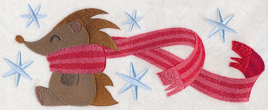 Wrapped Up In Winter Hedgehog